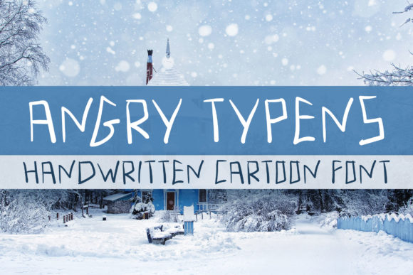 Angry Typens: A Bold Handwritten Font for Standout Branding