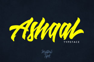 Ashaal Script: A Handwritten Font That Feels Like It Was Made for Real Brands