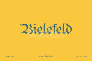 Bielefeld: A Blackletter Typeface with Quiet Confidence
