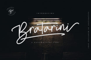 Bratarini: A Light-Handed Script Font for Thoughtful Editorial Design