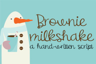 Brownie Milkshake: A Joyful Script Font for Digital Branding