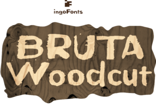Bruta Woodcut: A Bold, Organic Font for Small Business Branding