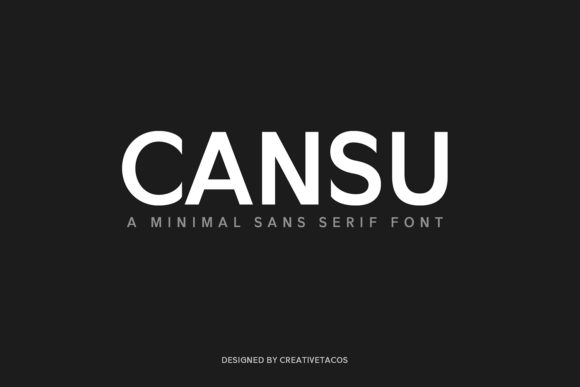 Cansu Family: A Minimal Sans Serif for Digital Clarity