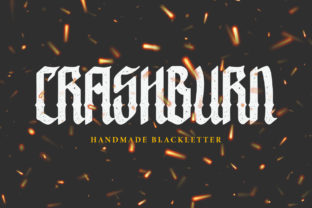 Crashburn: A Bold Blackletter Font for Impactful Web Headlines