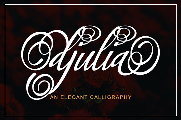 Djulia: A Delicate Script Font That Elevates Digital Branding