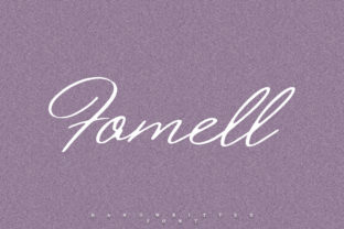 Fomell: A Light & Sophisticated Handwritten Font for Makers