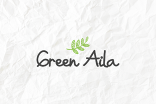 Green Aila: A Whimsical Script Font for Editorial Charm