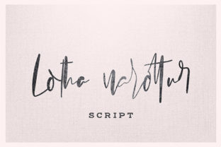 Lotha Narottur: A Delicate Handwritten Font for Crafters & Sellers