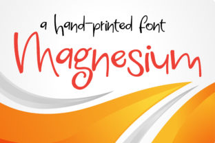 Magnesium: A Playful Handwritten Font for Makers