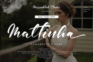 Mattinha: A Romantic Handwritten Font for Delicate Brand Moments