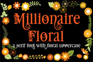Millionaire Floral: A Serif Font That Elevates Campaign Headlines