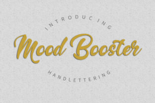 Mood Booster: A Script Handwritten Font That Lifts Your Brand Identity