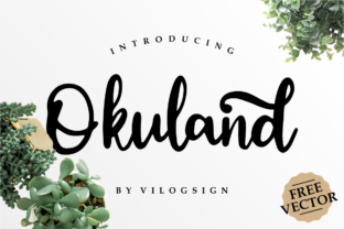 Okuland: A Whimsical Handwritten Font That Feels Genuinely Human