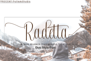 Radetta: A Light & Striking Handwritten Font for Crafters