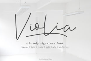 Violia: A Handwritten Typeface That Elevates Digital Branding