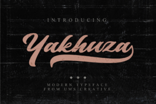 Yakhuza: A Script Handwritten Font That Feels Human, Not Hyped